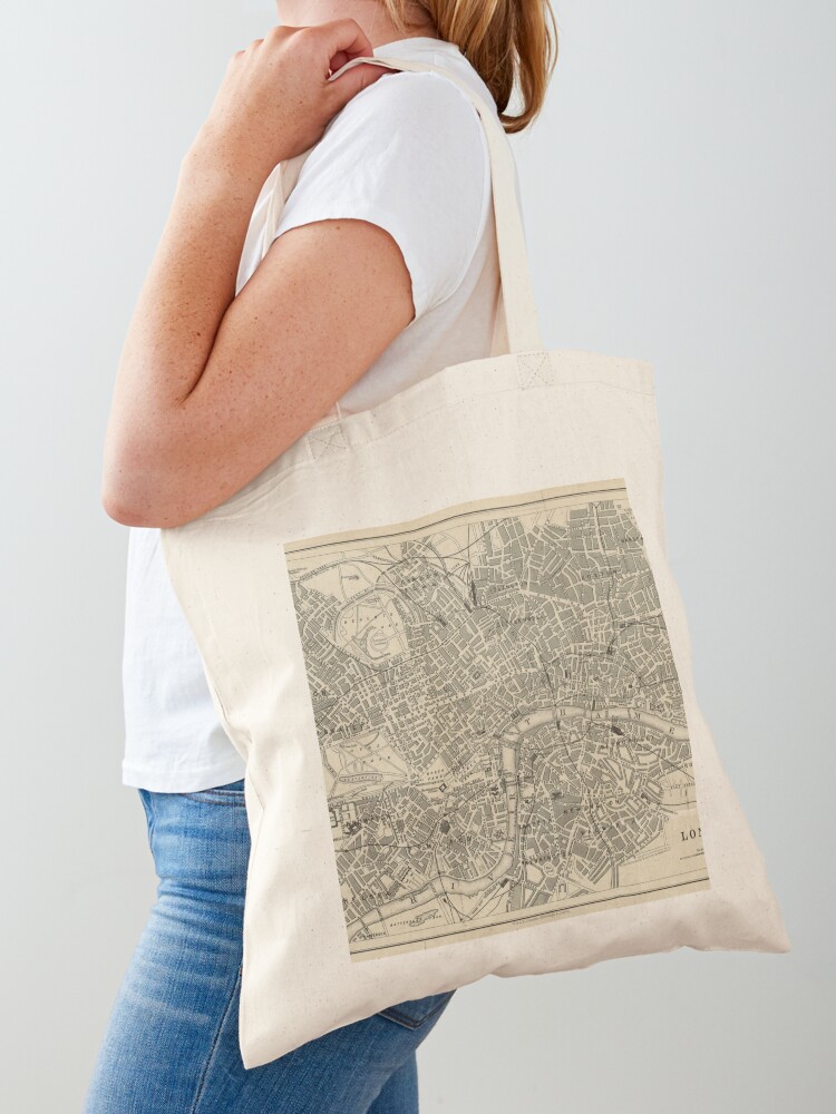 Luxury Bags London - Mapa Londynu (XIX wiek) Torba na