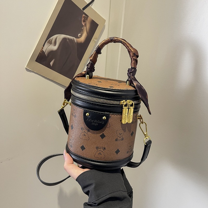 Luxury Bags Youtube - Luksusowa, retro torebka typu bucket, modna