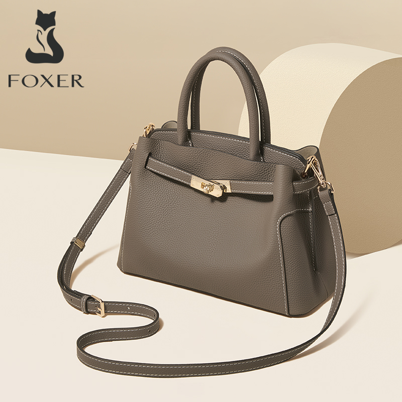 Luxury Bags For Sale - FOXER Damska torebka z prawdziwej skóry,