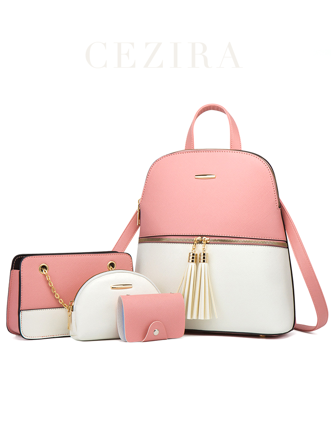 Luxury Bags Vegan - 4-częściowy zestaw torebek damskich Fashion Design