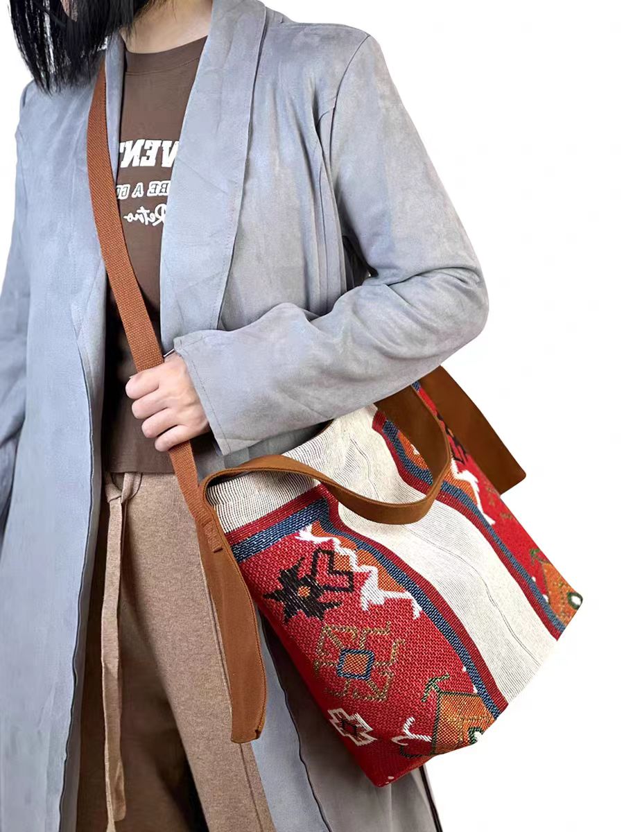 Luxury Bags On Sales - Luksusowe torebki damskie Oryginalna dwustronna haftowana