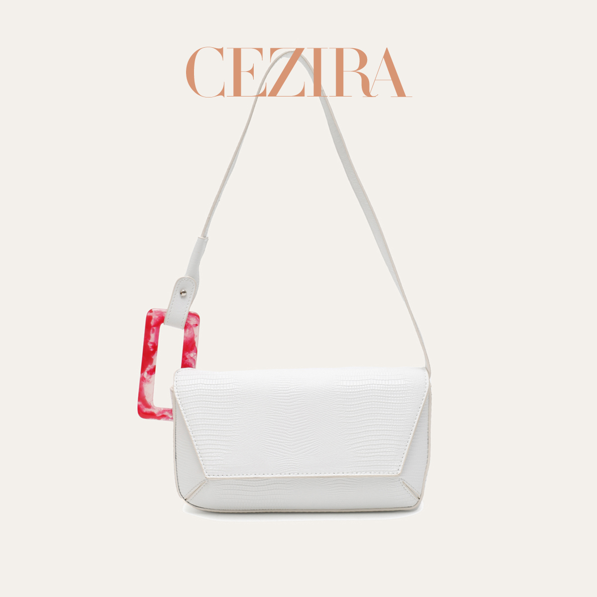 Luxury Bags Vegan - CR Duża Torebka na Ramię z