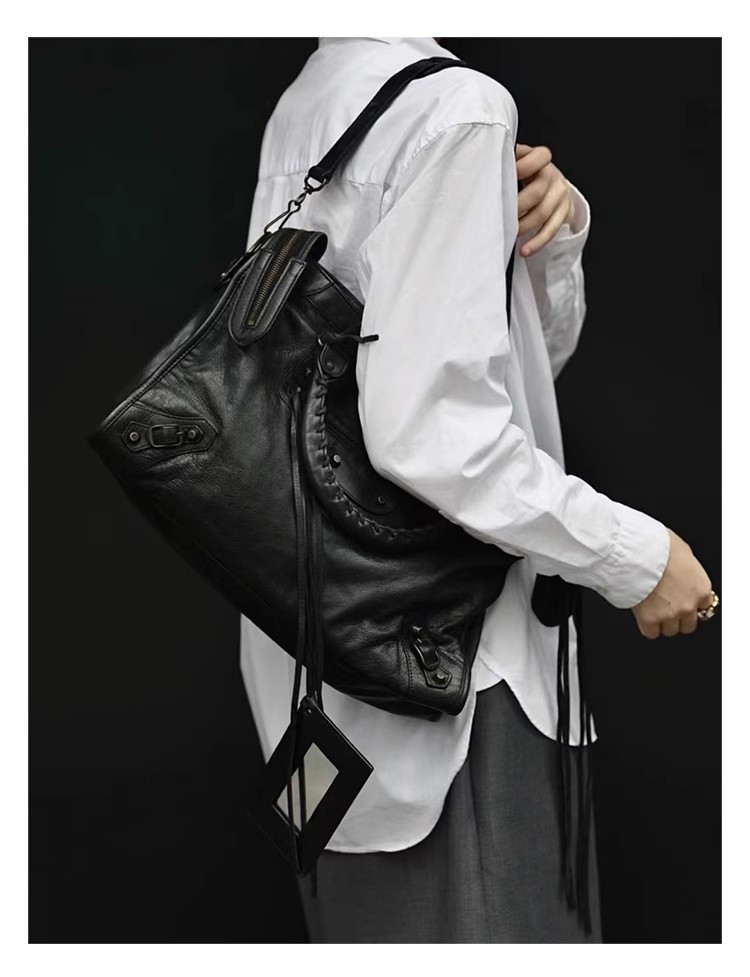 Torba motocyklowa z nitami, lu – Luxury Bags Vip recenzja i cena
