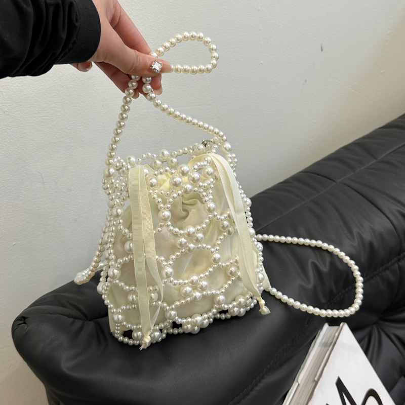 Białe torebki z koralikami, do – Luxury Bags On Sales recenzja i cena